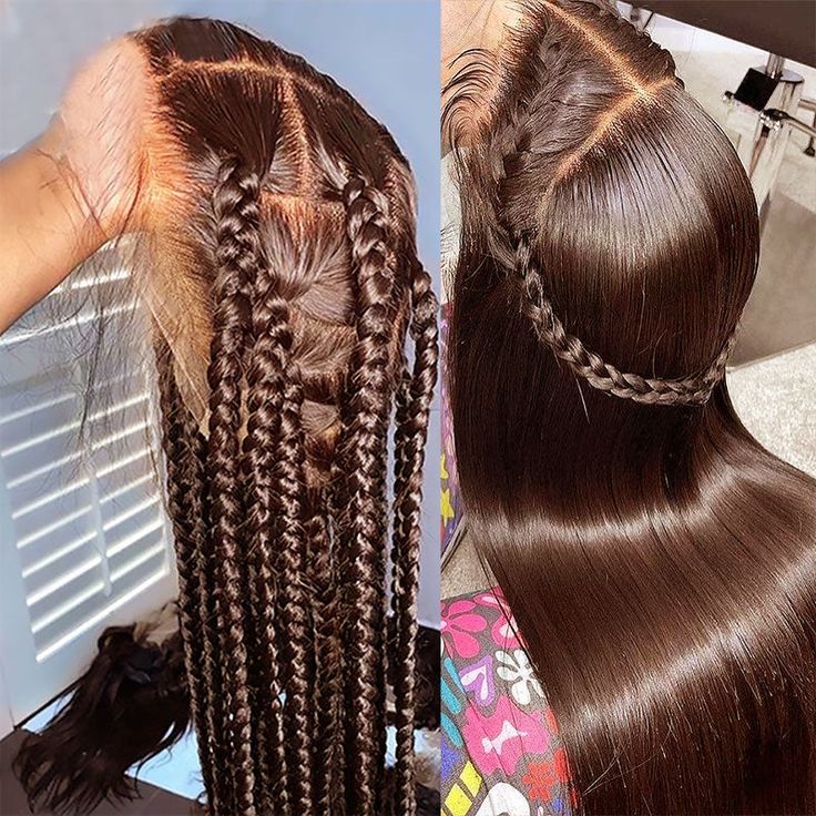 360 Lace Wig Chocolate Brown invisible Strap Adjustable