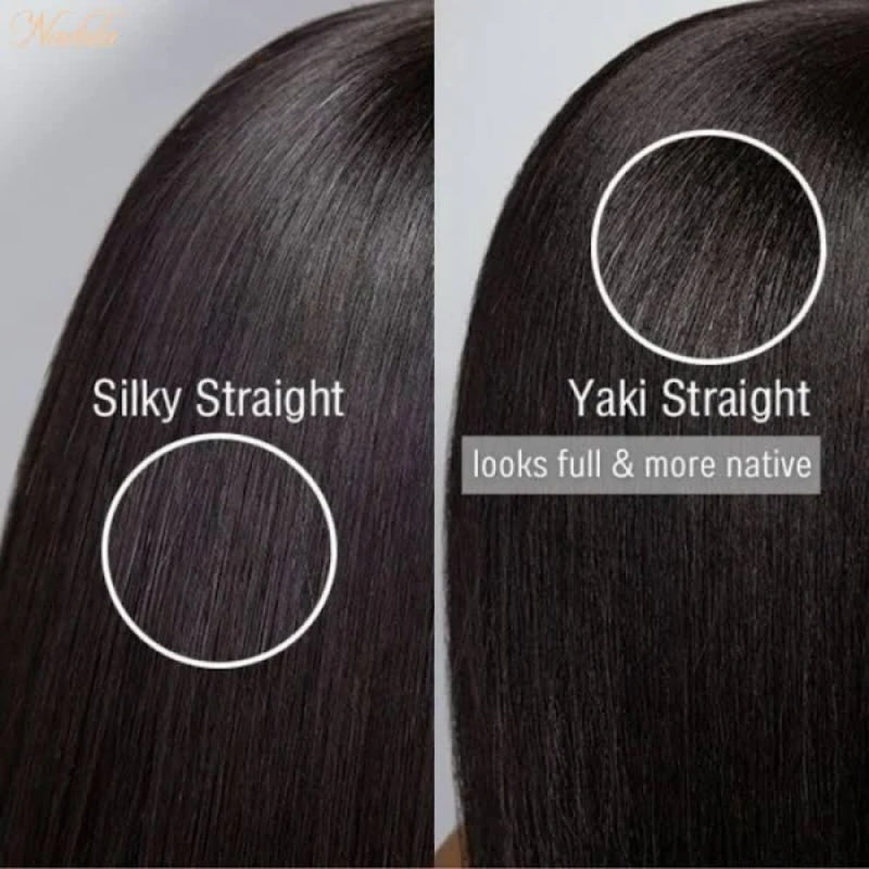 CIARA Hair Layered Cut Yaki Straight BoB Wig Wear Go Glueless Wig Beginner Friendly 220% Density