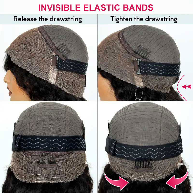360 Lace Wig Chocolate Brown invisible Strap Adjustable